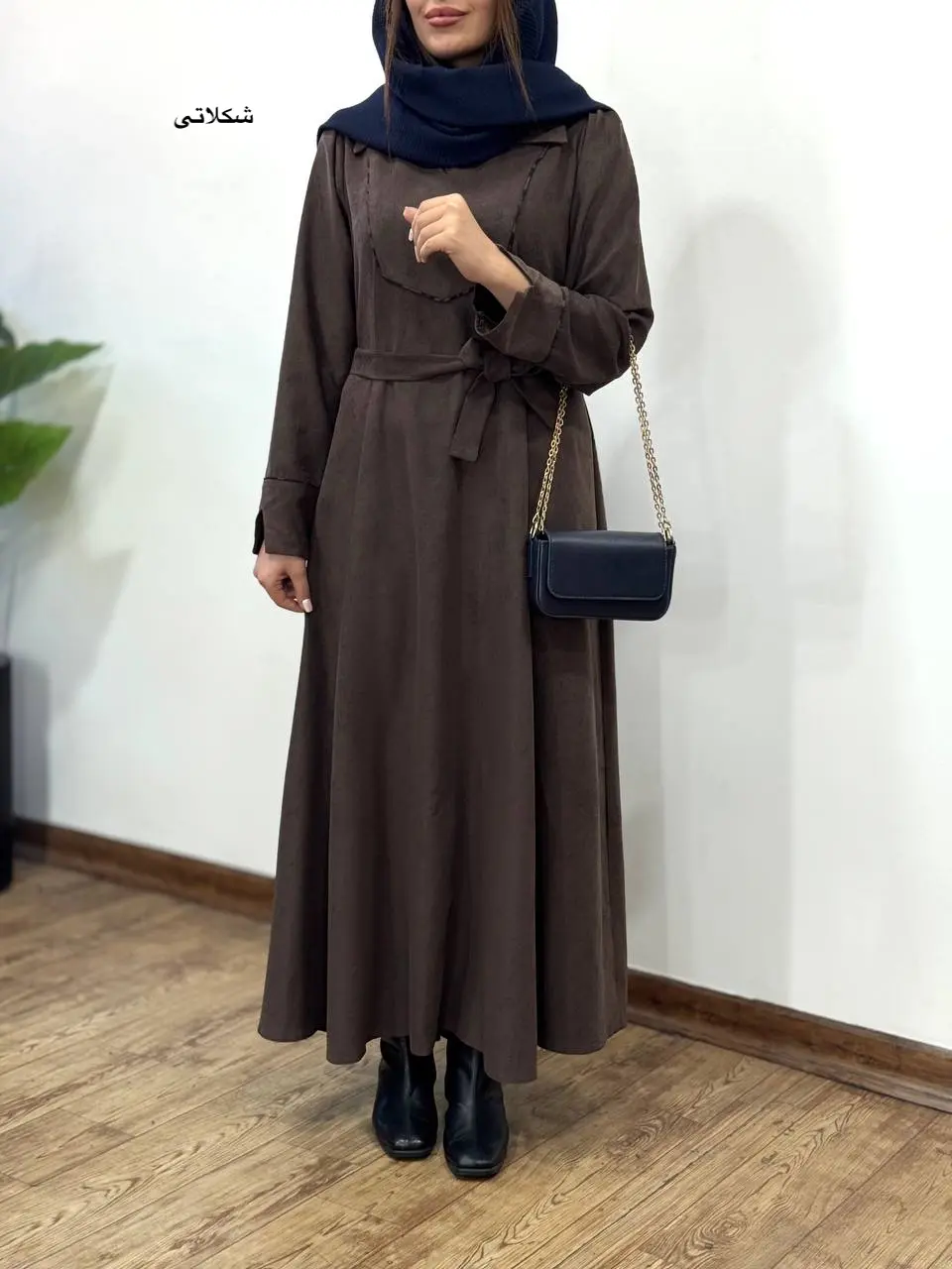 پیراهن مانتویی سیلک پناه